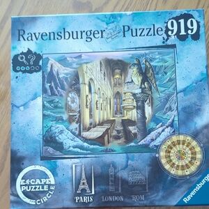 Ravensburger Escape Puzzle - Enigmatic Blue and Gray, Escape Puzzle, complete